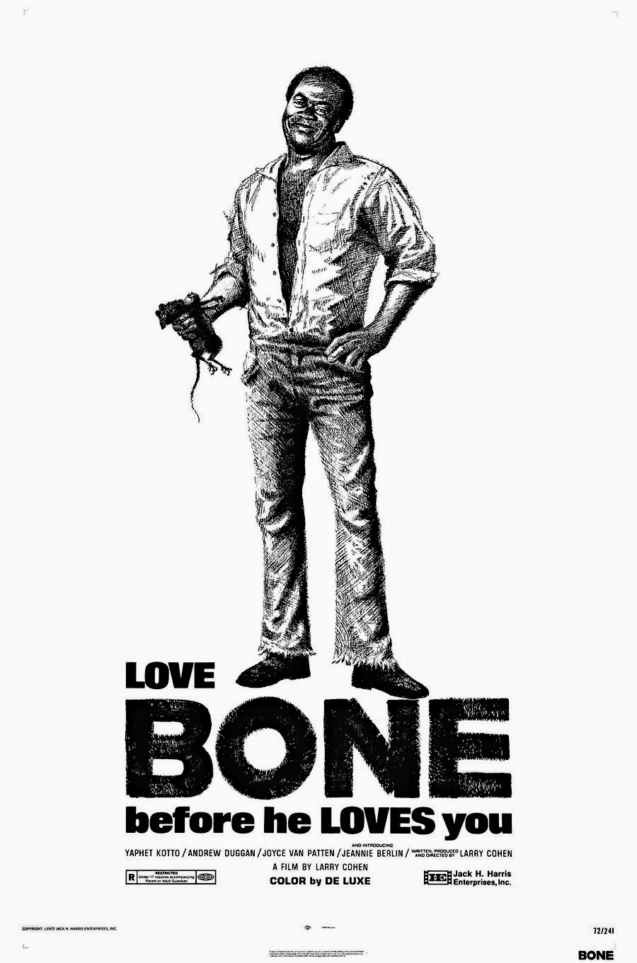 Yaphet Kotto Gets More Than Whitey In Larry Cohen’s 1972 Debut Film, “Bone”