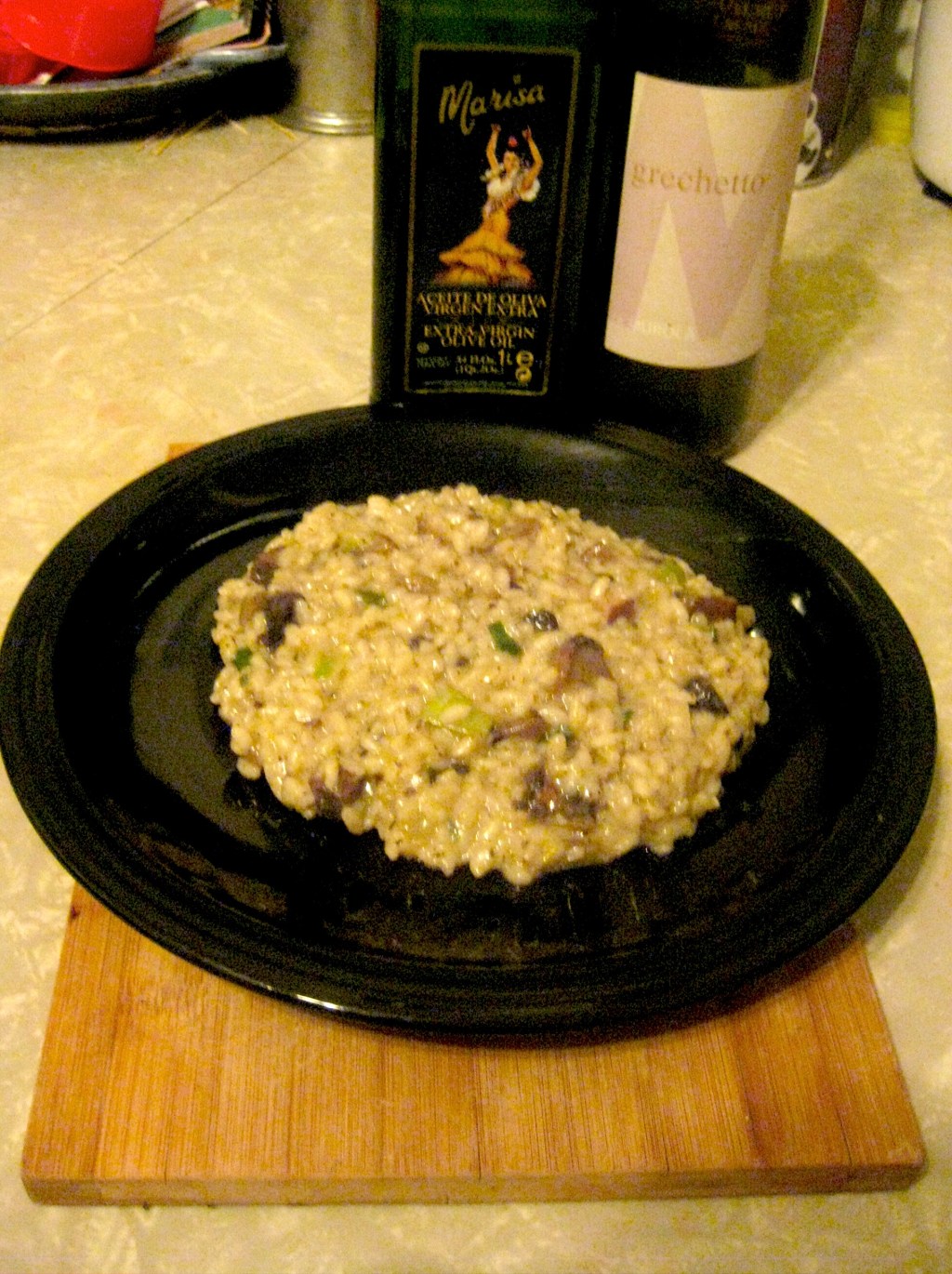 Portobello Mushroom and Spring Onion Risotto with&nbsp;Generoso