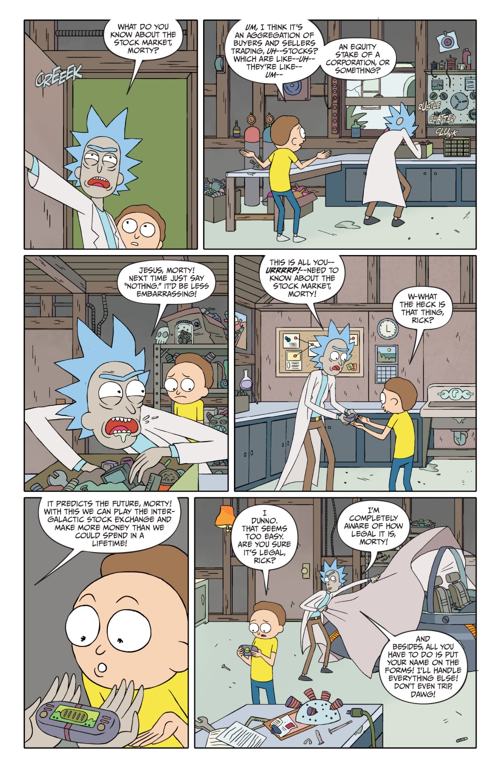 Failure to Travel from TV to Comics: Rick and&nbsp;Morty