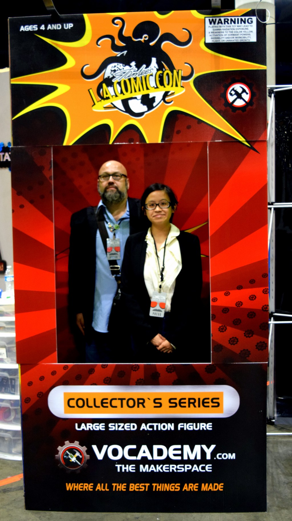 Lily and Generoso at Stan Lee’s Los Angeles Comic Con&nbsp;2017